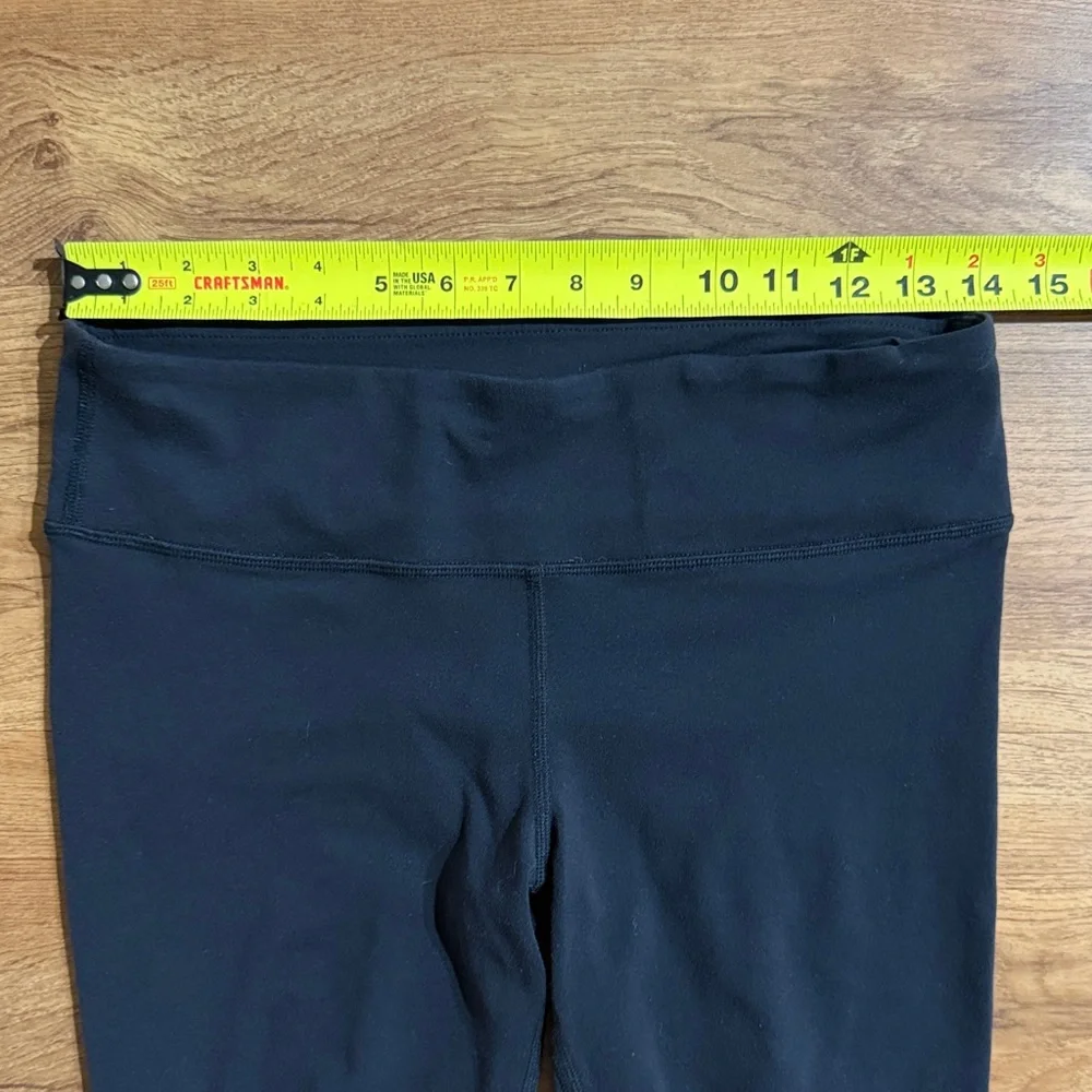 ALO Yoga Alosoft Women Medium Color‎ block Black Grey Cropped Leggings